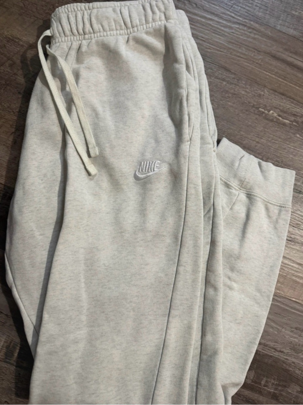 Nike Cream/Light Gray Woman’s Jogger Sweatpants